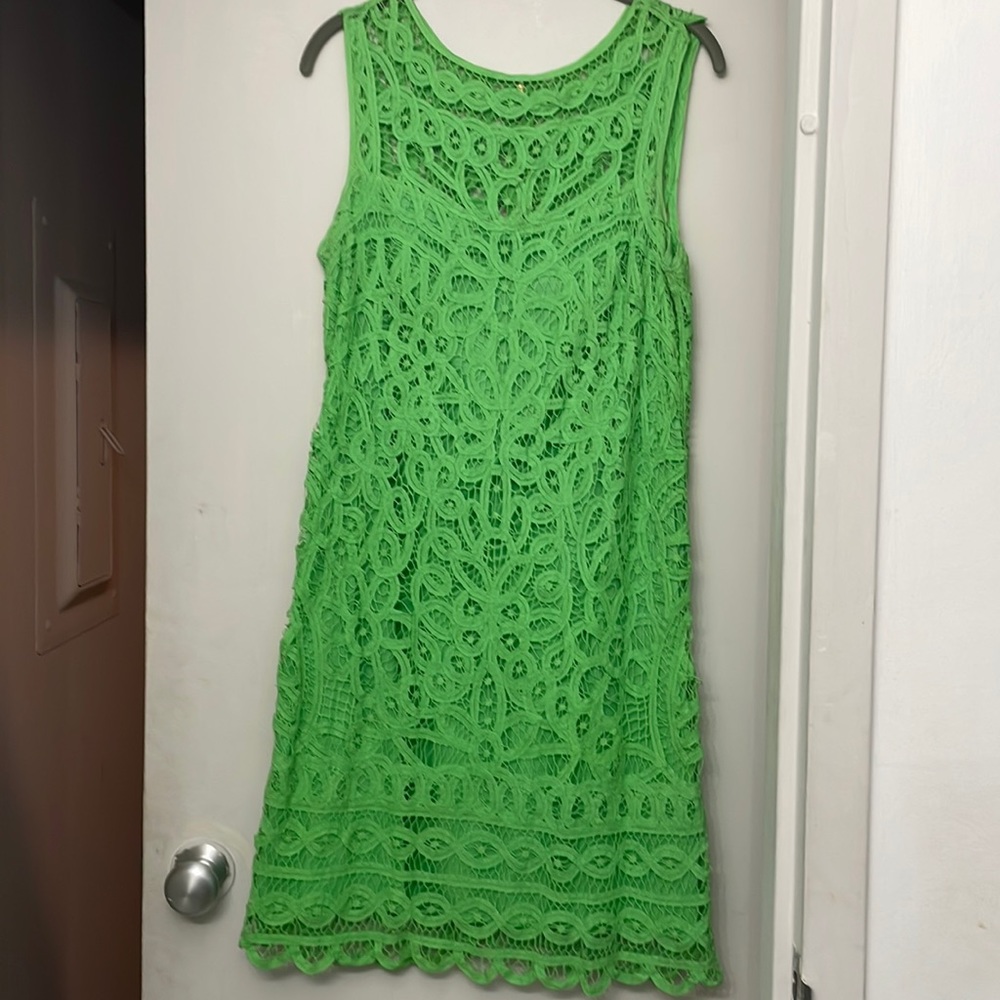Lilly Pulitzer dress in lime green
